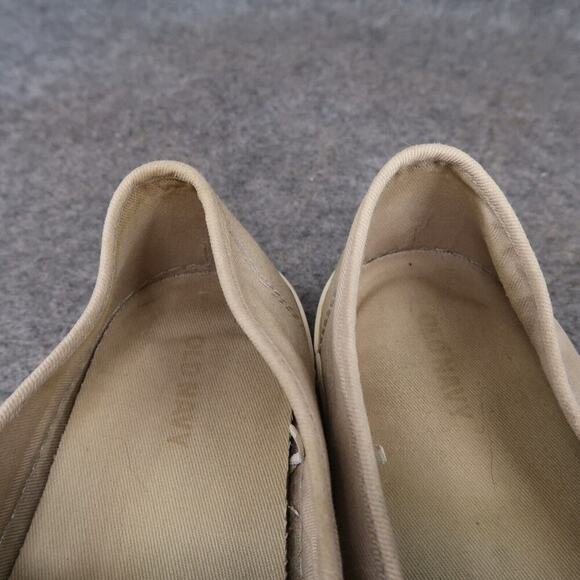 Old Navy Shoes Womens 7 Sneakers Slip On Casual Canvas Flats Comfort Taupe 1994 - Picture 11 of 12